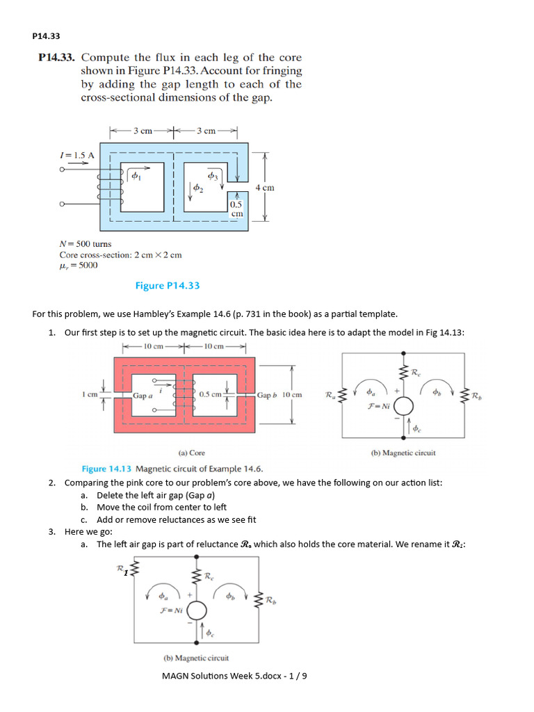 MAGN Solutions Week 5 Revised (3) | PDF | Electrical Engineering ...