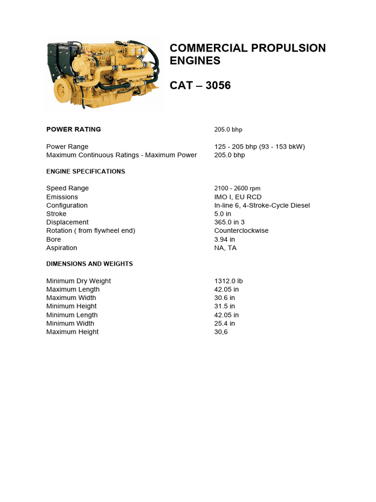 CAT - 3056 | PDF