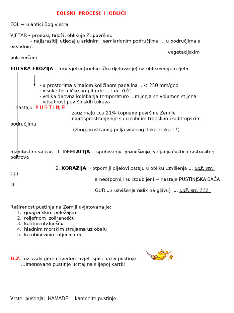 4. Eolski Procesi i Oblici | PDF