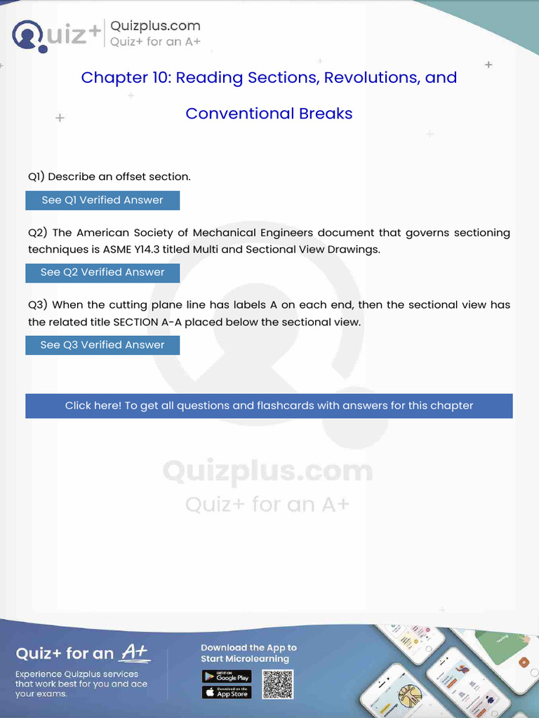 Describe An Offset Section | PDF | Engineering Tolerance | Mechanical ...