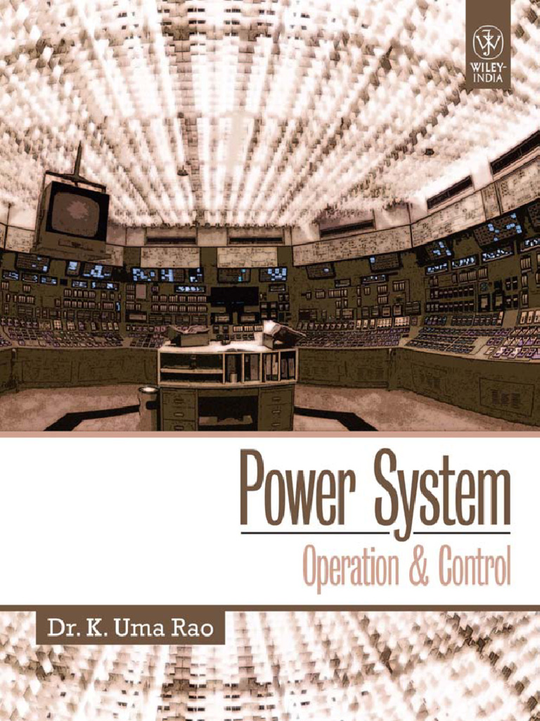 Power System Operation Control - Dr. K. Uma Rao | PDF | Electric Power ...
