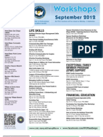 FFSC Workshop Schedule September 2012