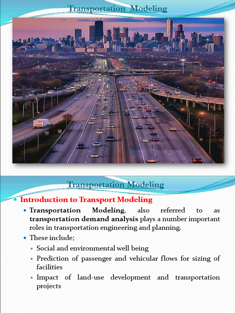 3 Transportation Modeling Introduction 1 Lecture (_260206_191629 | PDF ...