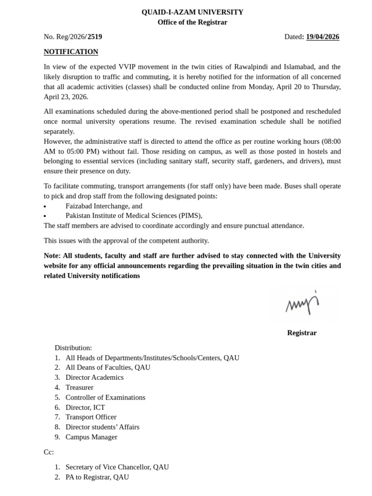 Notification | PDF