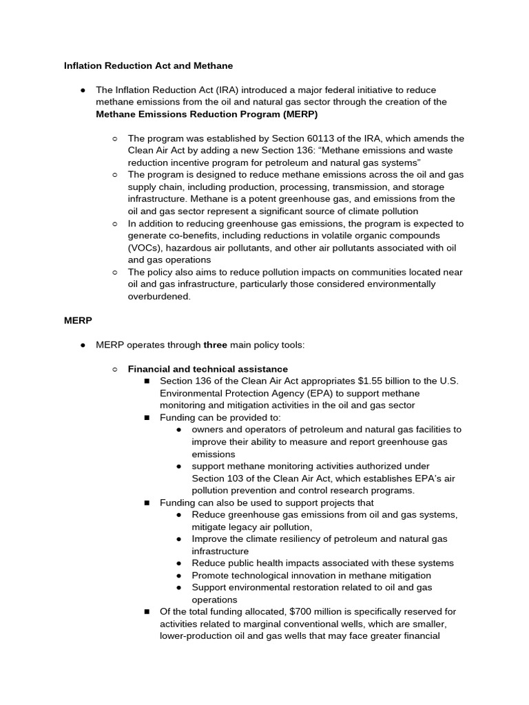 Methane and Flare Gas | PDF | Natural Gas | Clean Air Act (United States)