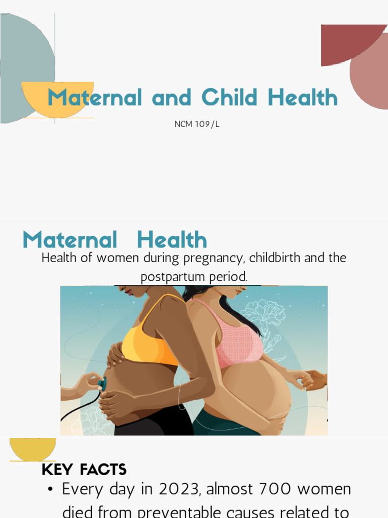 1.1 1st LECTURE Maternal and Child Health | PDF | Maternal Death | Woman