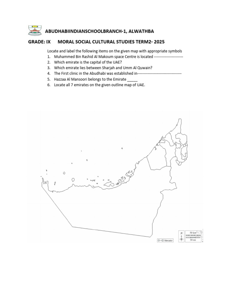 Mscs Map Location Term-2 | PDF