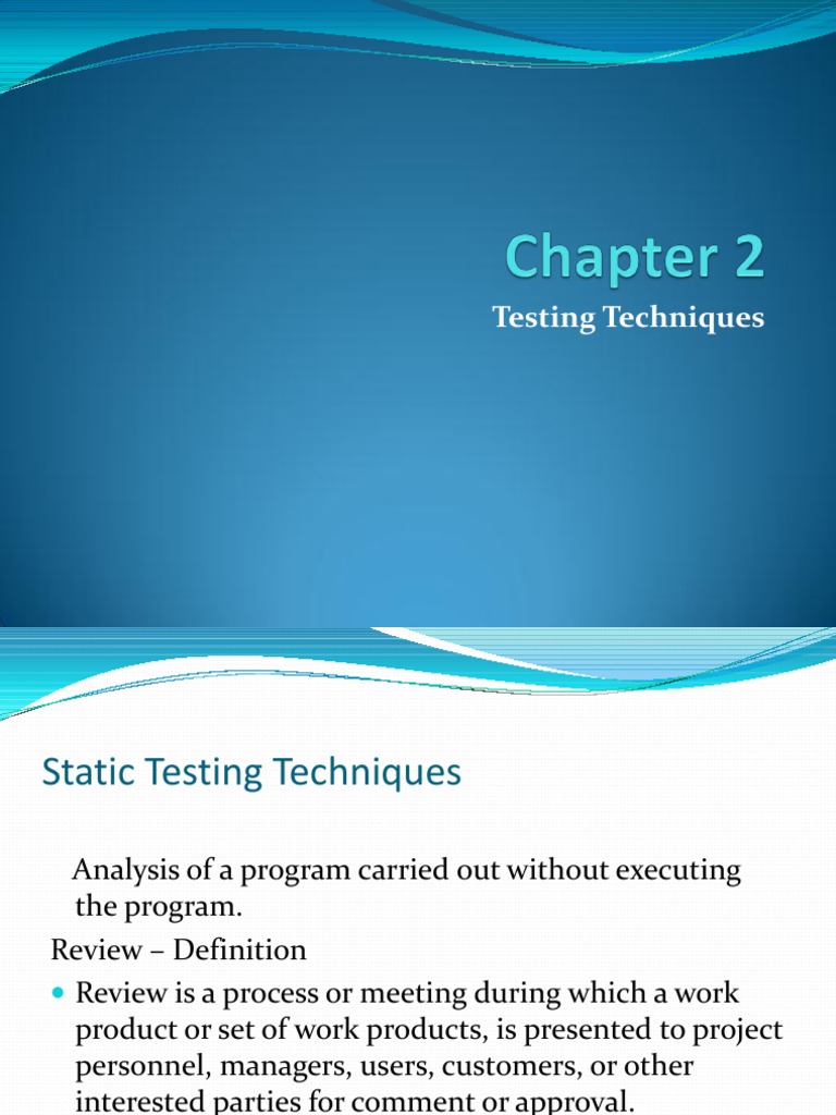 Comprehensive Guide to Static and Dynamic Software Testing Techniques