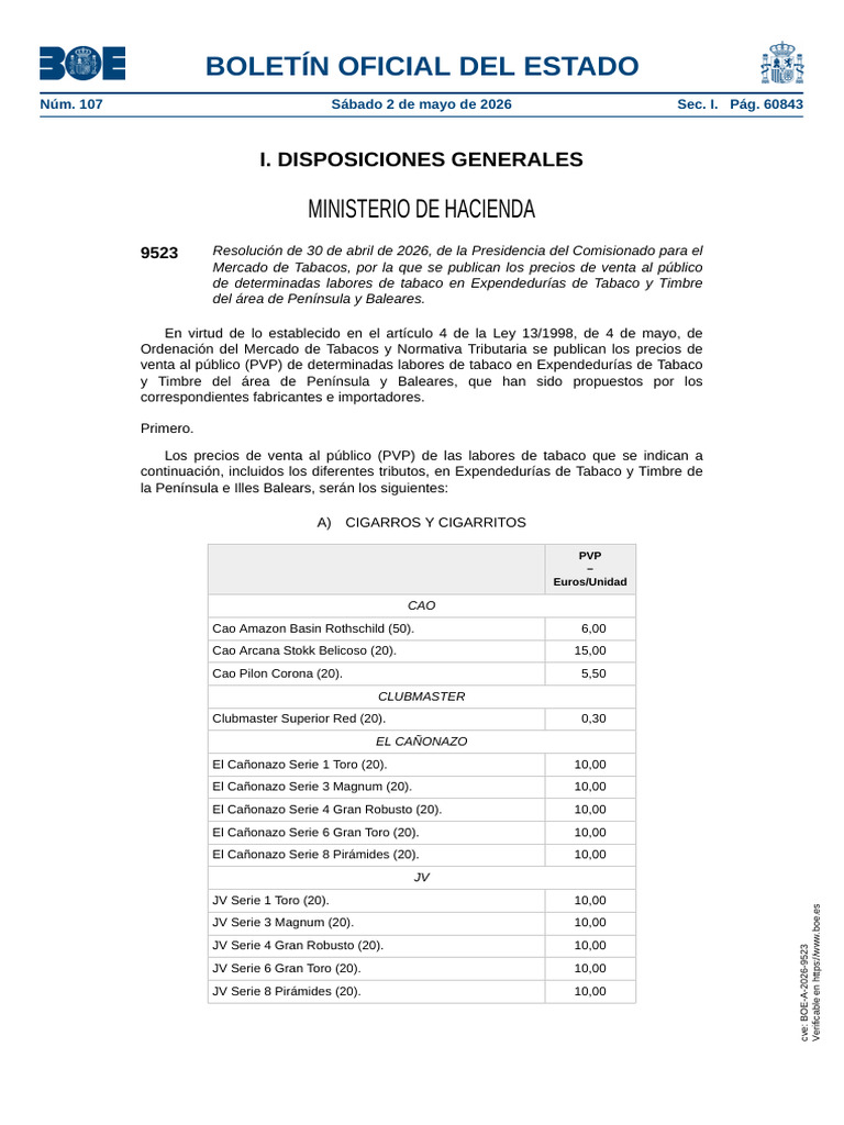 Boe A 2026 9523 | PDF
