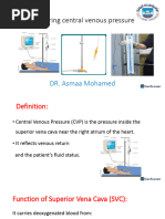 Central Venous Pressure Measurement Guide | PDF | Blood Pressure | Heart