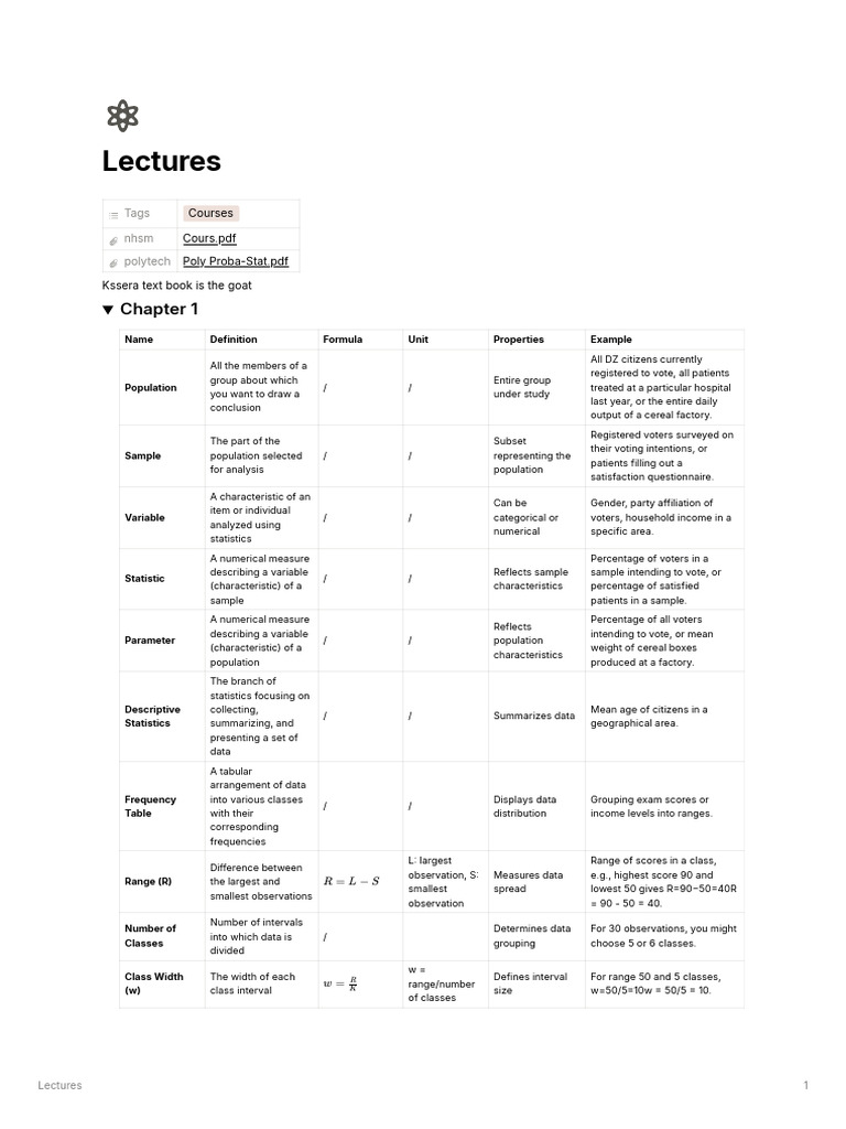 Proba Stat | PDF | Coefficient Of Variation | Descriptive Statistics