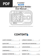 Spot Welder User Manual Guide | PDF | Welding | Construction