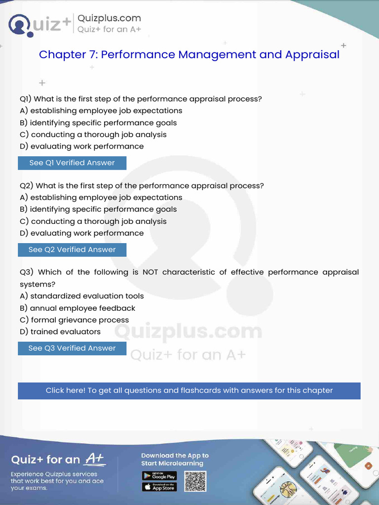 What is the First Step of the Performance Appraisal Process | PDF ...