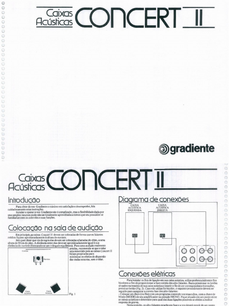 Gradiente Concert II MANUAL | PDF