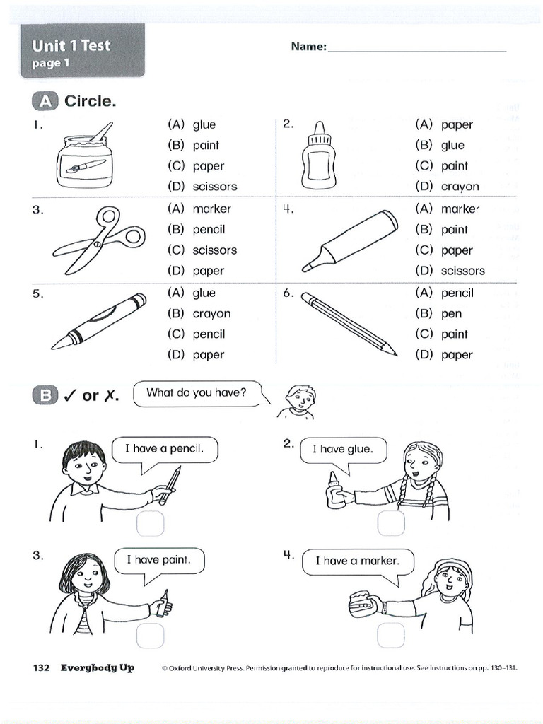 Everybody Up Starter Tests | PDF