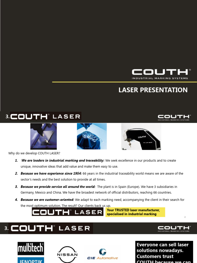 Couth Laser Presentation 2022 Ultima | PDF | Software | Computing
