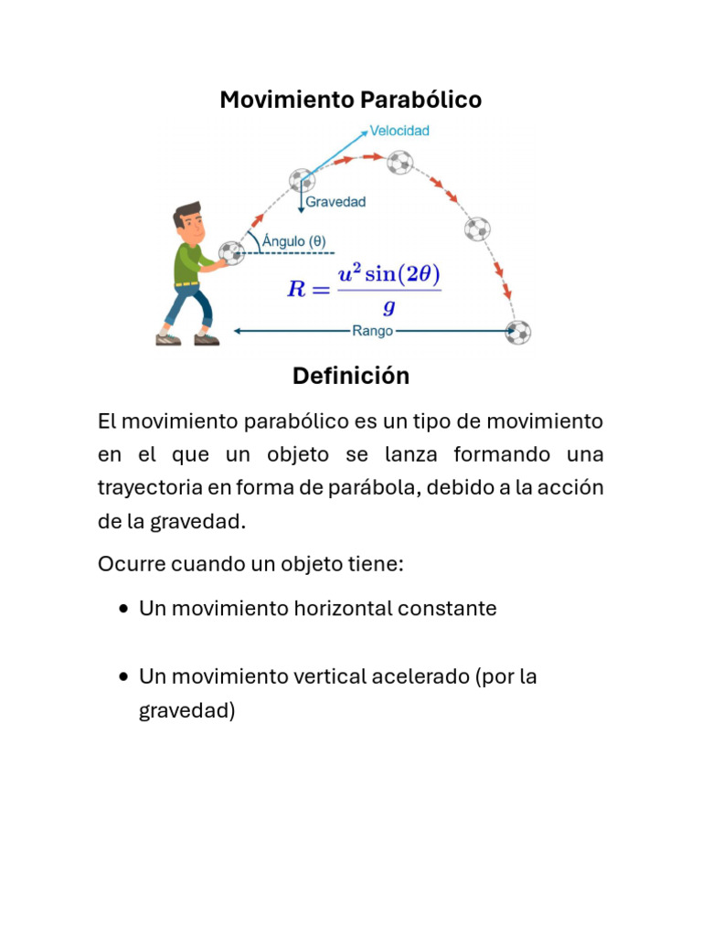 Movimiento Parabólico(1) | PDF