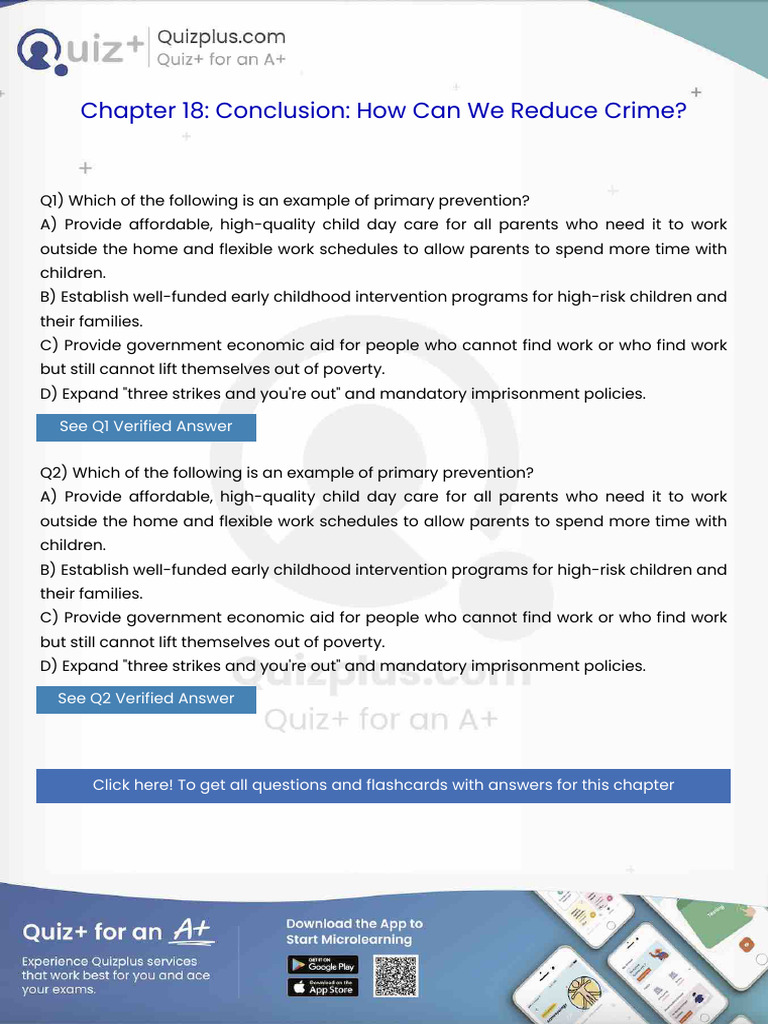 Which of the Following is an Example of Primary Prevention | PDF | Rape ...