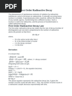 Radioactivity Problem Solutions | PDF