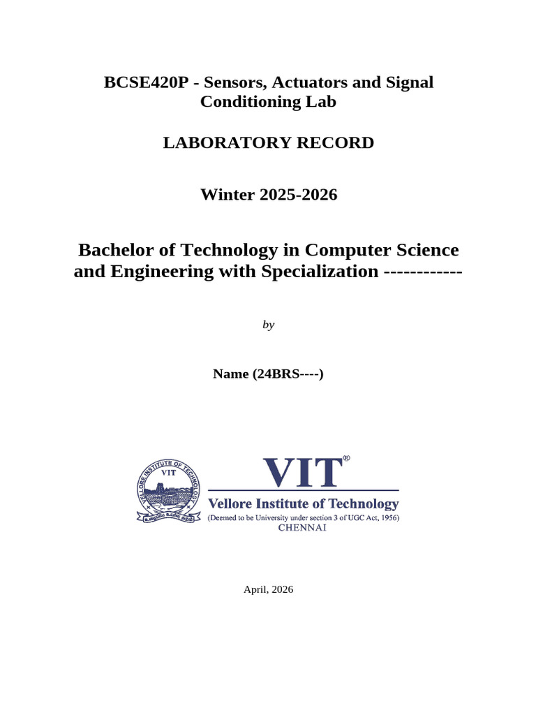 LAB Template | PDF