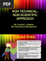 Download Non Technical Non Scientific Approach by Jennifer L Magboo-Oestar SN103418978 doc pdf