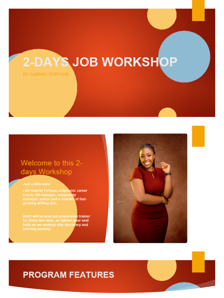 2-Days Job Workshop [Complete] 1 | PDF | Résumé | Linked In