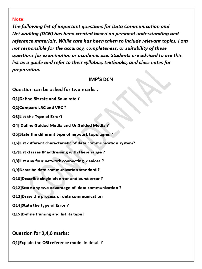 IMP DCN_250502_141142 | PDF | Computer Network | Internet Protocols