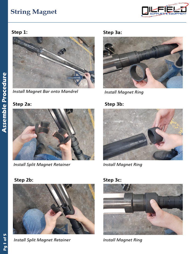 String Magnet Assembly Procedure | PDF | Machines | Mechanical Engineering