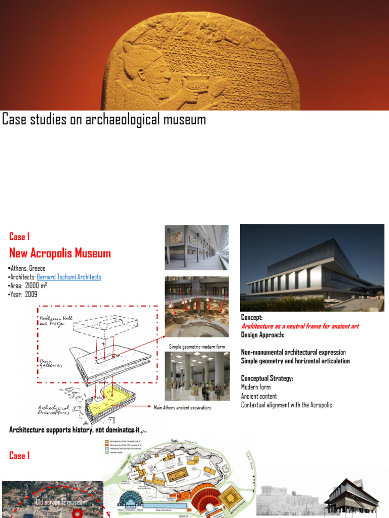 Case Studies On Archaeological Museum | PDF