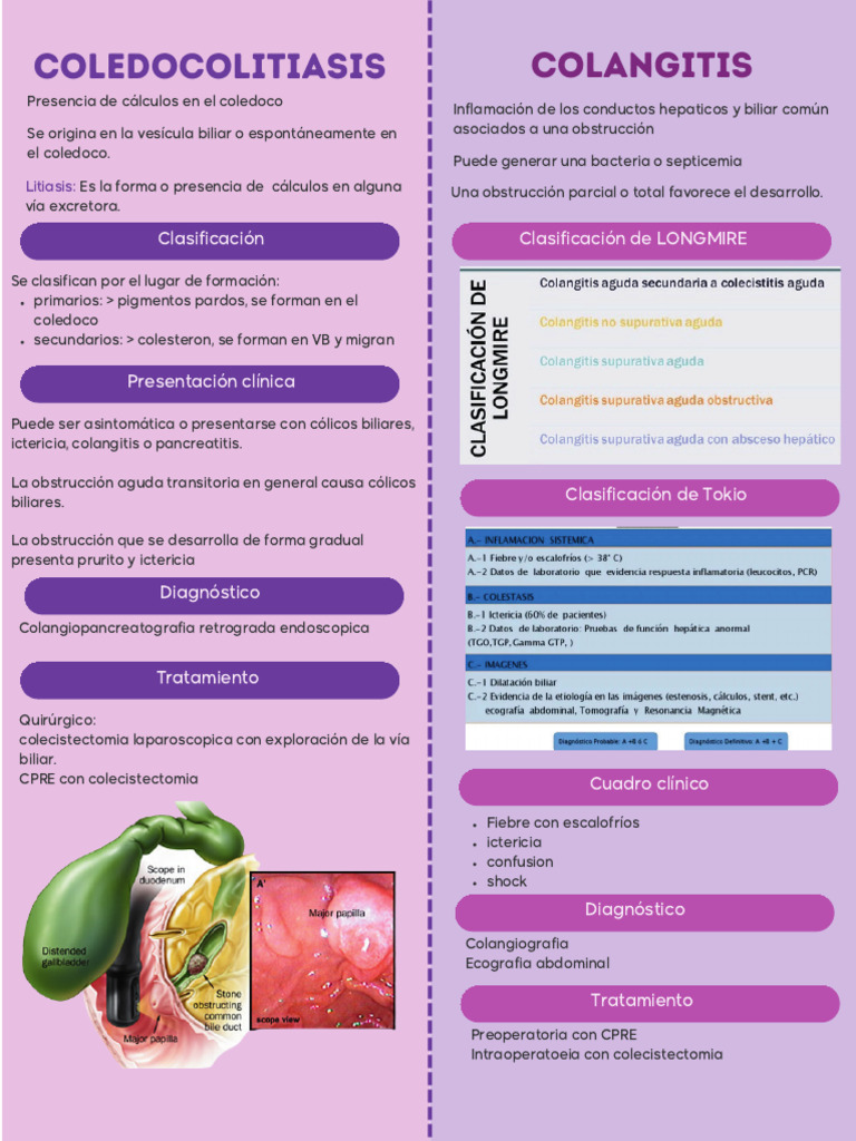 Coledocolitiasis y Colangitis Cat | PDF | Abdomen | Medicina CLINICA