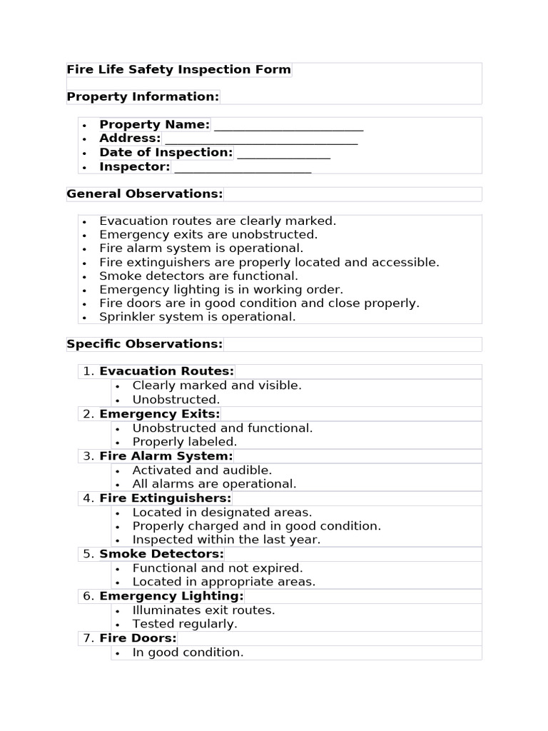 FLS Inspection Sample- 002 | PDF
