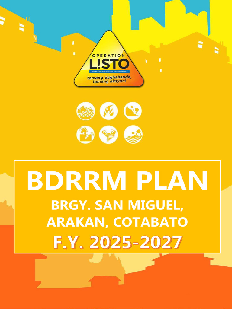SAN MIGUEL BDRRM PLAN (2025-2027) | PDF | Landslide | Flood