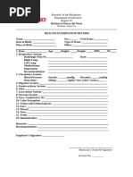 Revised Form 86 Medical Certificate | PDF | Physical Examination | Medicine