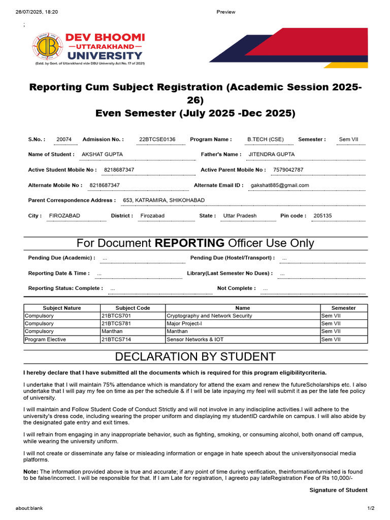 Reporting | PDF