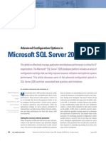 OpçõEs de Configuração AvançAdas No Microsoft SQL Server 2005