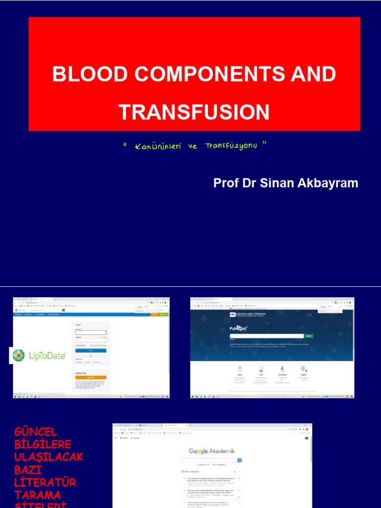 Blood Components and Transfusion | PDF | Blood Transfusion | Platelet
