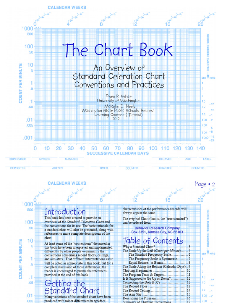 White & Neely (2012) - Standard Celeration Chart Book | PDF