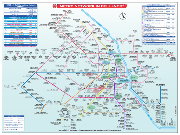 DMRC Network Map Jan2026 | PDF