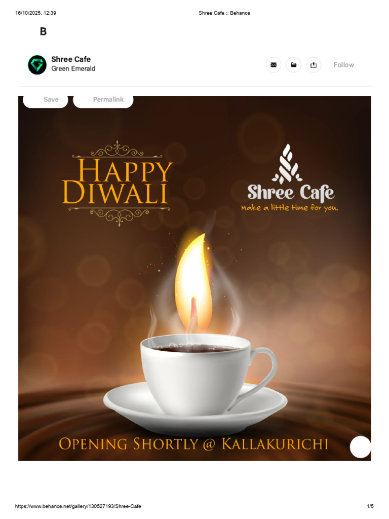 Shree Cafe __ Behance | PDF | Computing | Websites