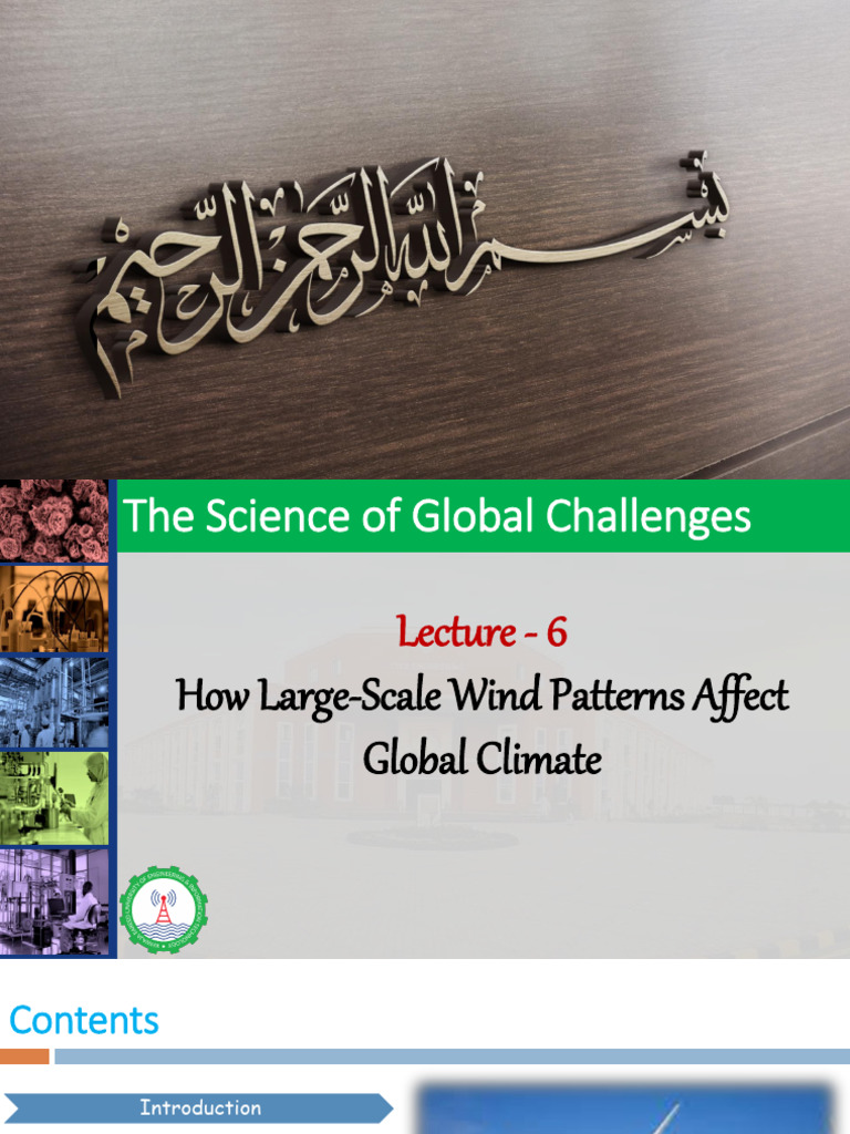 Lecture 6 - How Large-Scale Wind Patterns Affect Global Climate | PDF ...