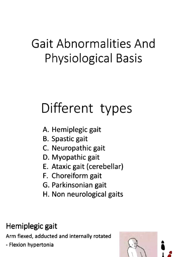 Pathological Pr Abnormal Gaits | PDF