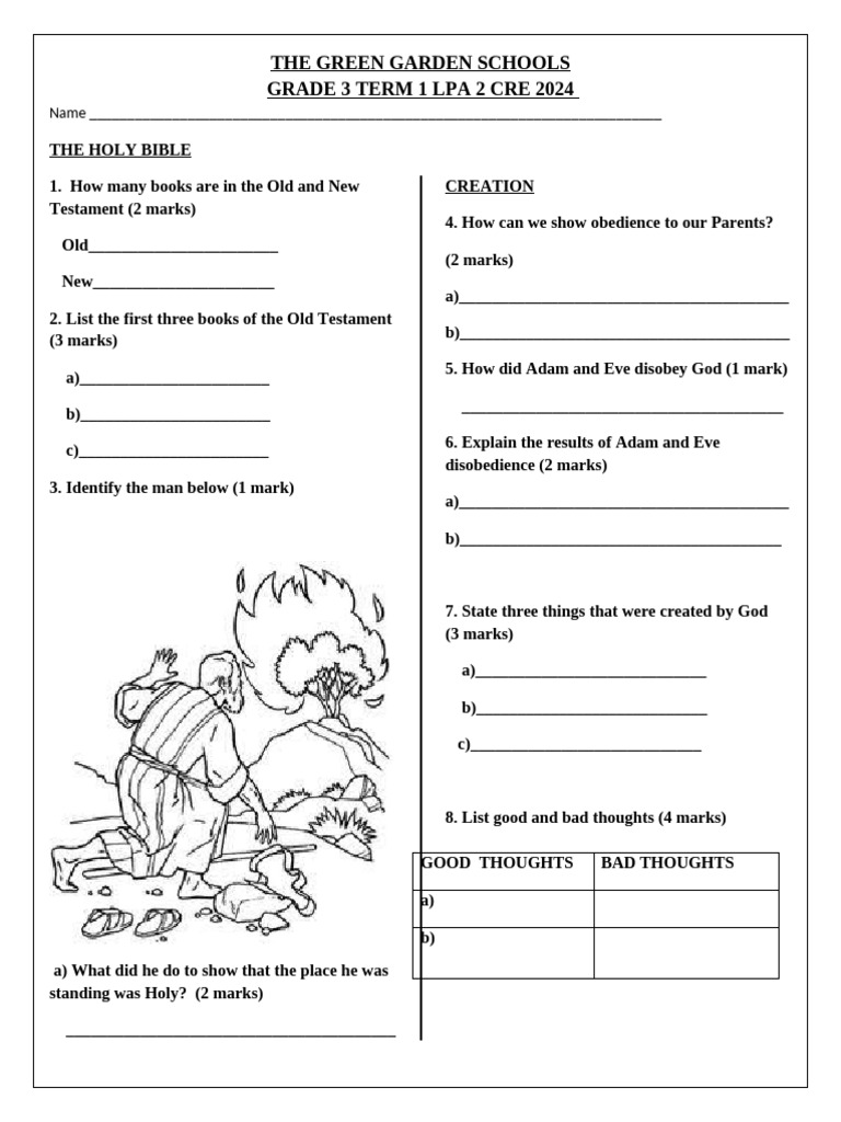 Grade 3 Term 1 Lpa 2 Cre 2024 Tr Peter | PDF