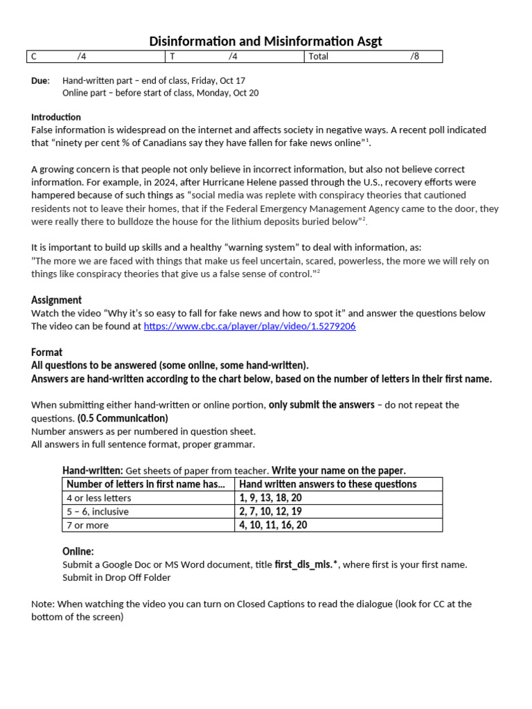 dis_and_misinformation | PDF | Egalitarianism