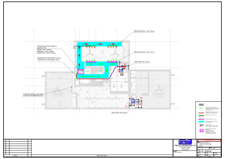 03 g First Floor - Hvac 02 Rev 1 | PDF | Heat Transfer | Temperature