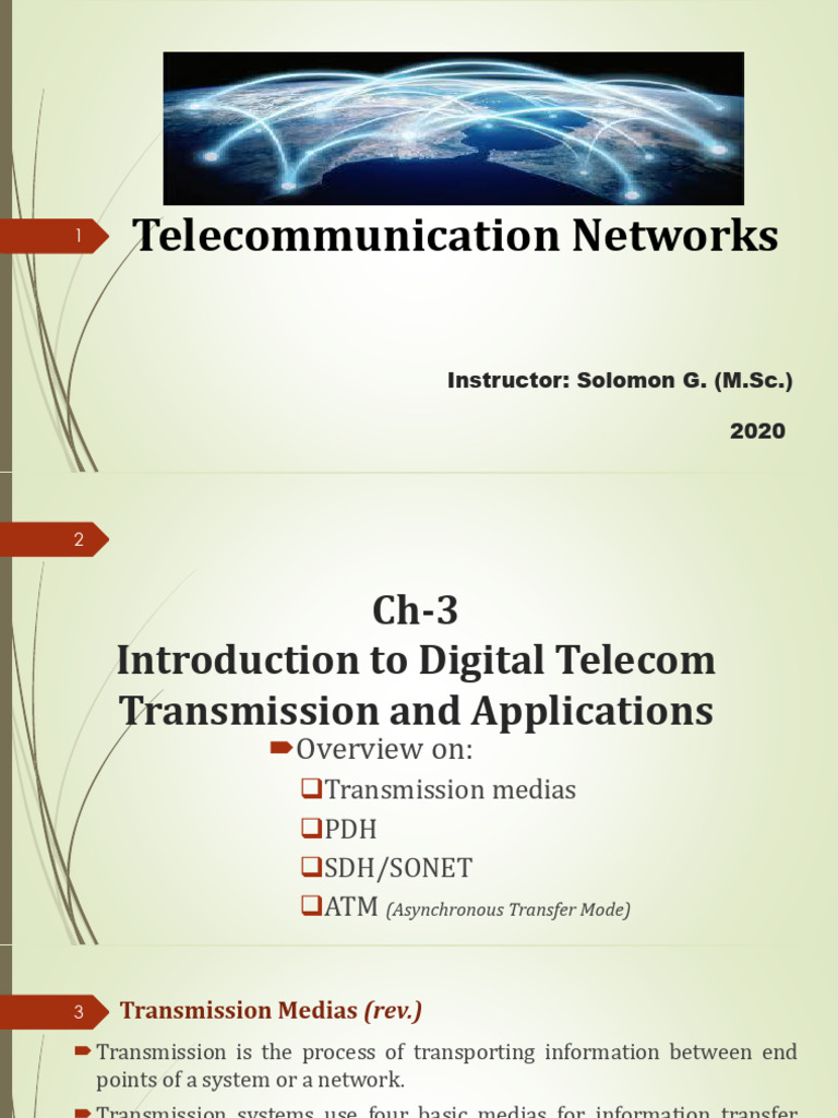 toStudentslectureTelecom - ch3 | PDF | Physical Layer Protocols ...