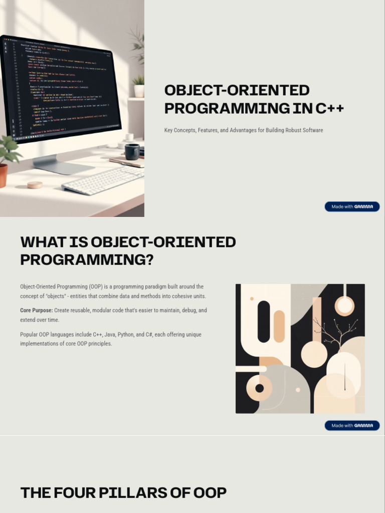 Object Oriented Programming in C | PDF | Object Oriented Programming ...
