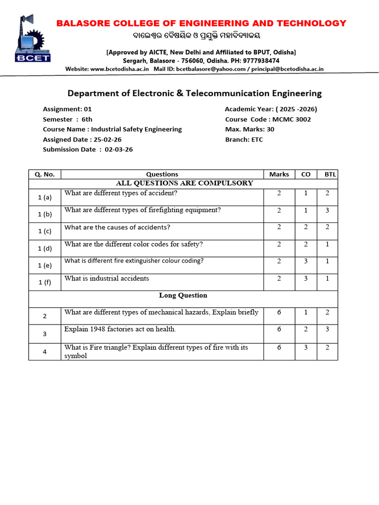 Assignment 1 (ISE) | PDF