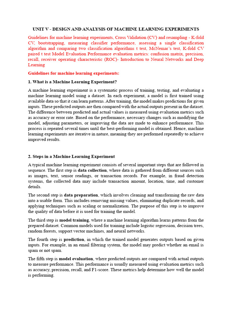 UNIT 5 ClassNotes | PDF