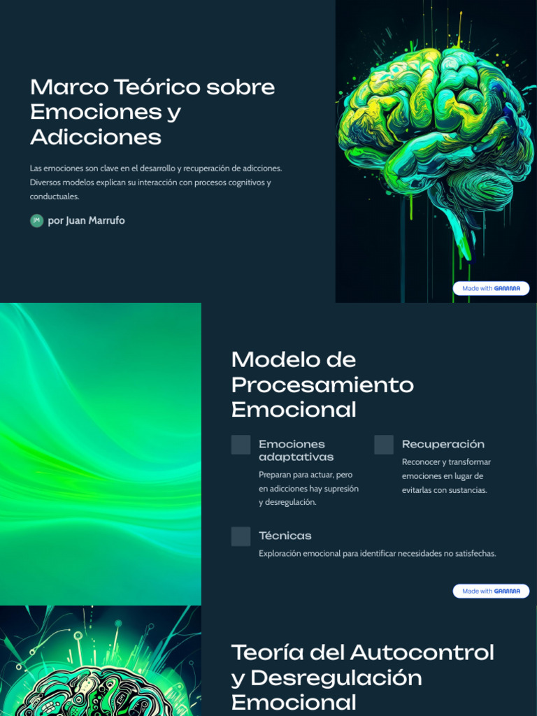 Marco Teorico Sobre Emociones y Adicciones | PDF | Las emociones ...