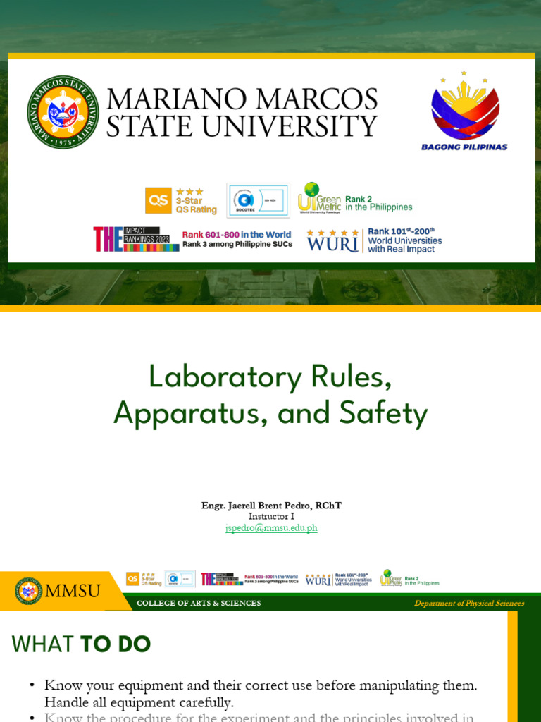Laboratory Rules | PDF